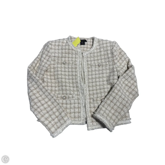 Blazer By Tahari In Cream & Tan, Size: Xs