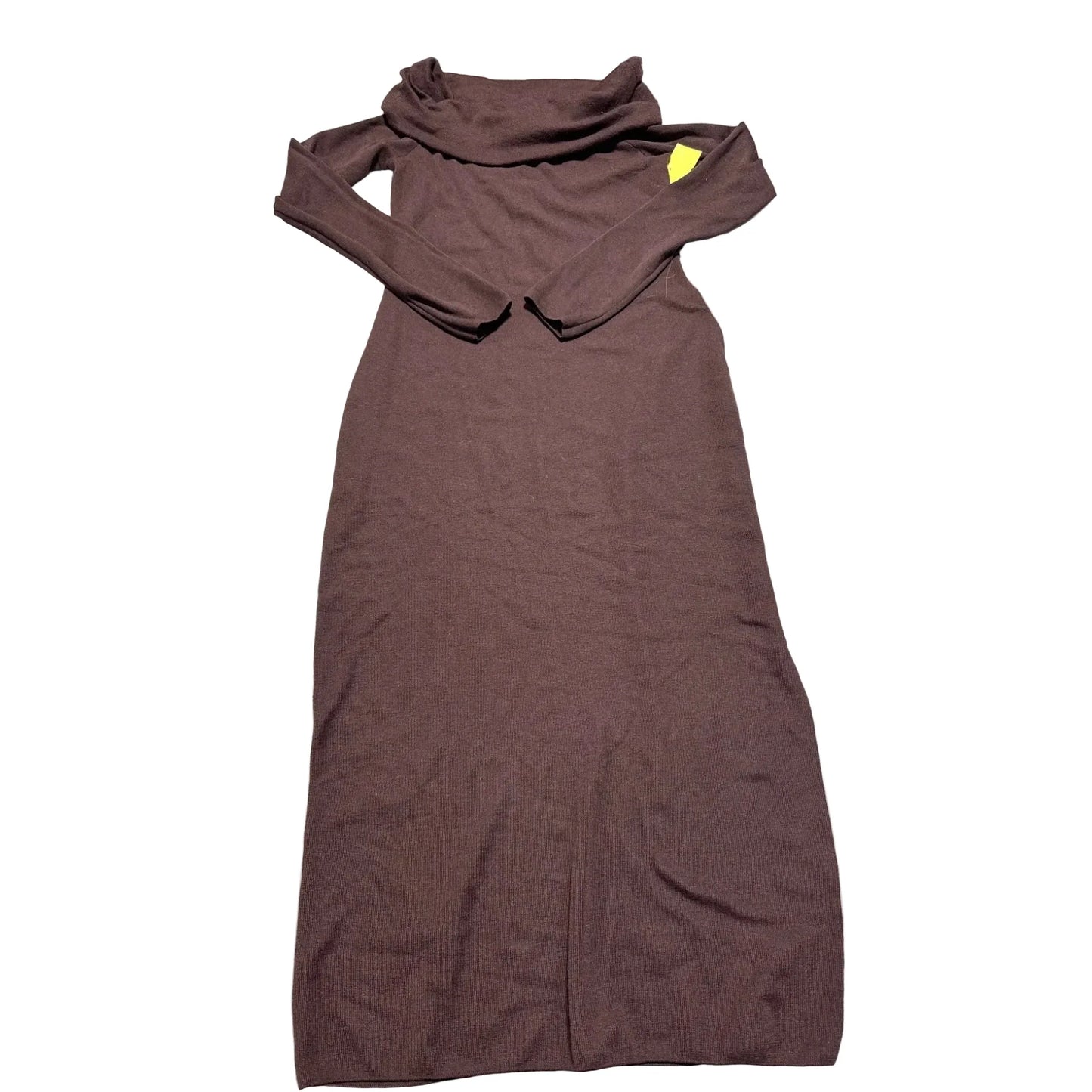 Dress Casual Midi By H&m In Maroon, Size: M