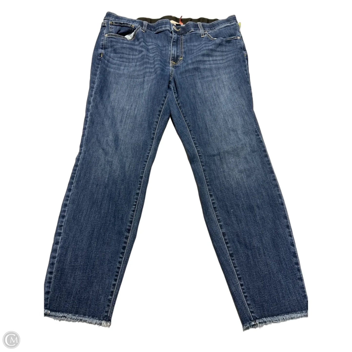 Jeans Skinny By Evri In Blue Denim, Size: 18