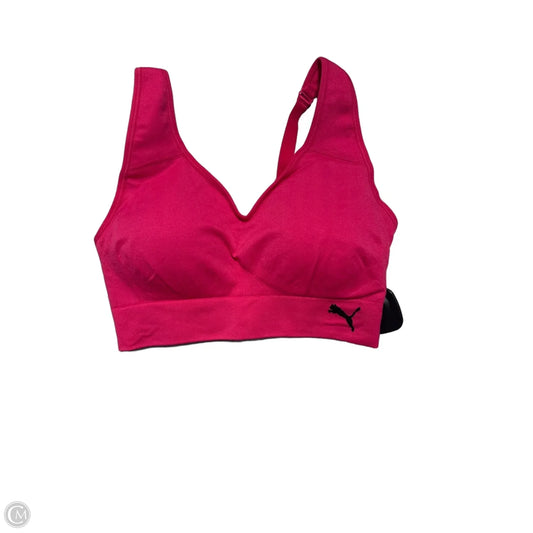 Athletic Bra By Puma In Pink, Size: S