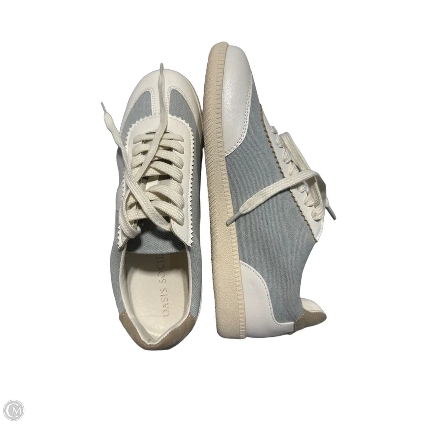 Shoes Flats By Oasis Society In Blue & White, Size: 9
