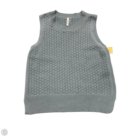 Vest Sweater By Be Cool In Blue, Size: S