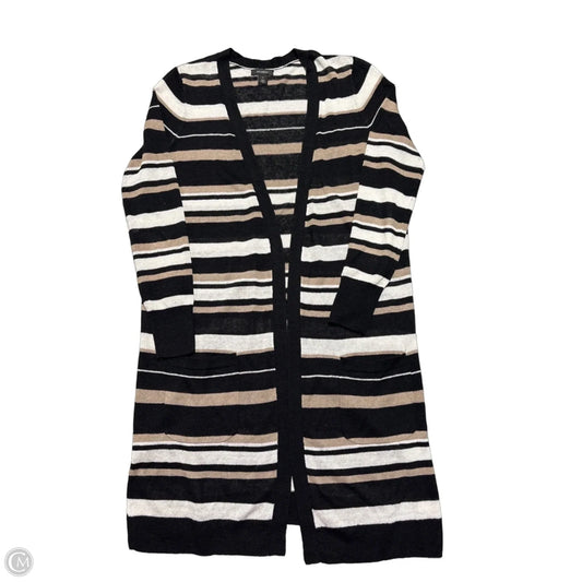 Cardigan By Halogen In Striped Pattern, Size: Xs