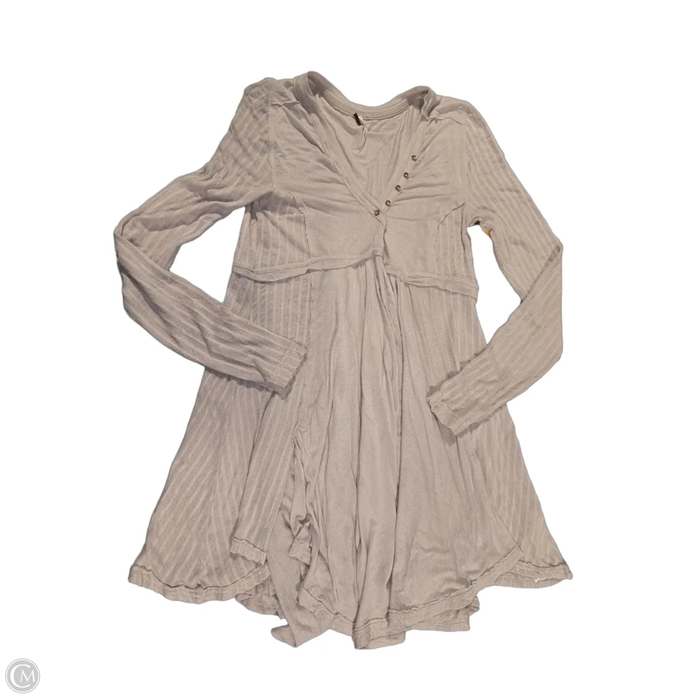 Top Long Sleeve By Free People In Pink, Size: S
