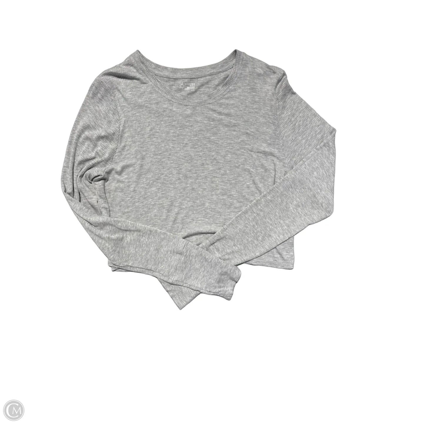 Top Long Sleeve Basic By Offline By Aerie In Grey, Size: L