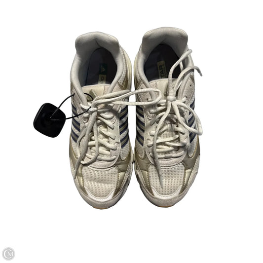 Shoes Athletic By Adidas In Gold & White, Size: 8