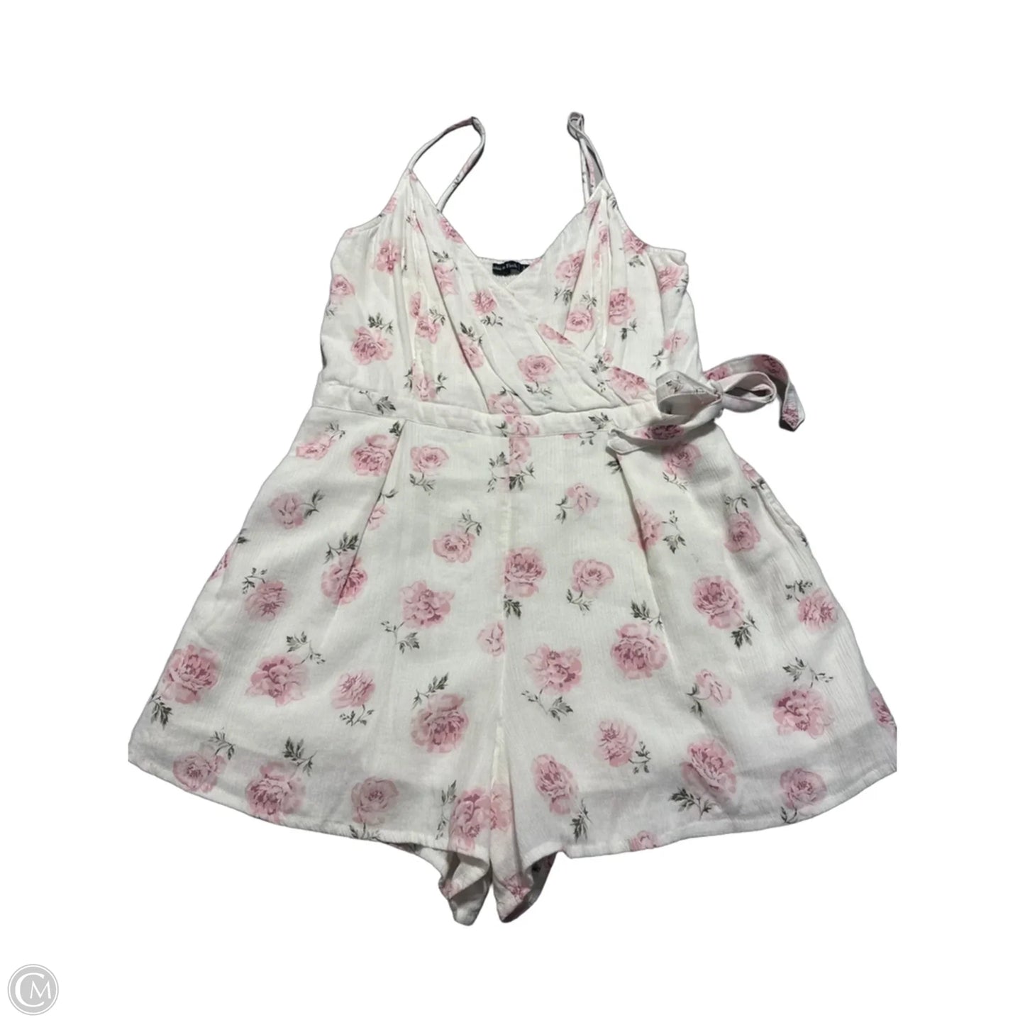 Romper By Abercrombie And Fitch In White, Size: L