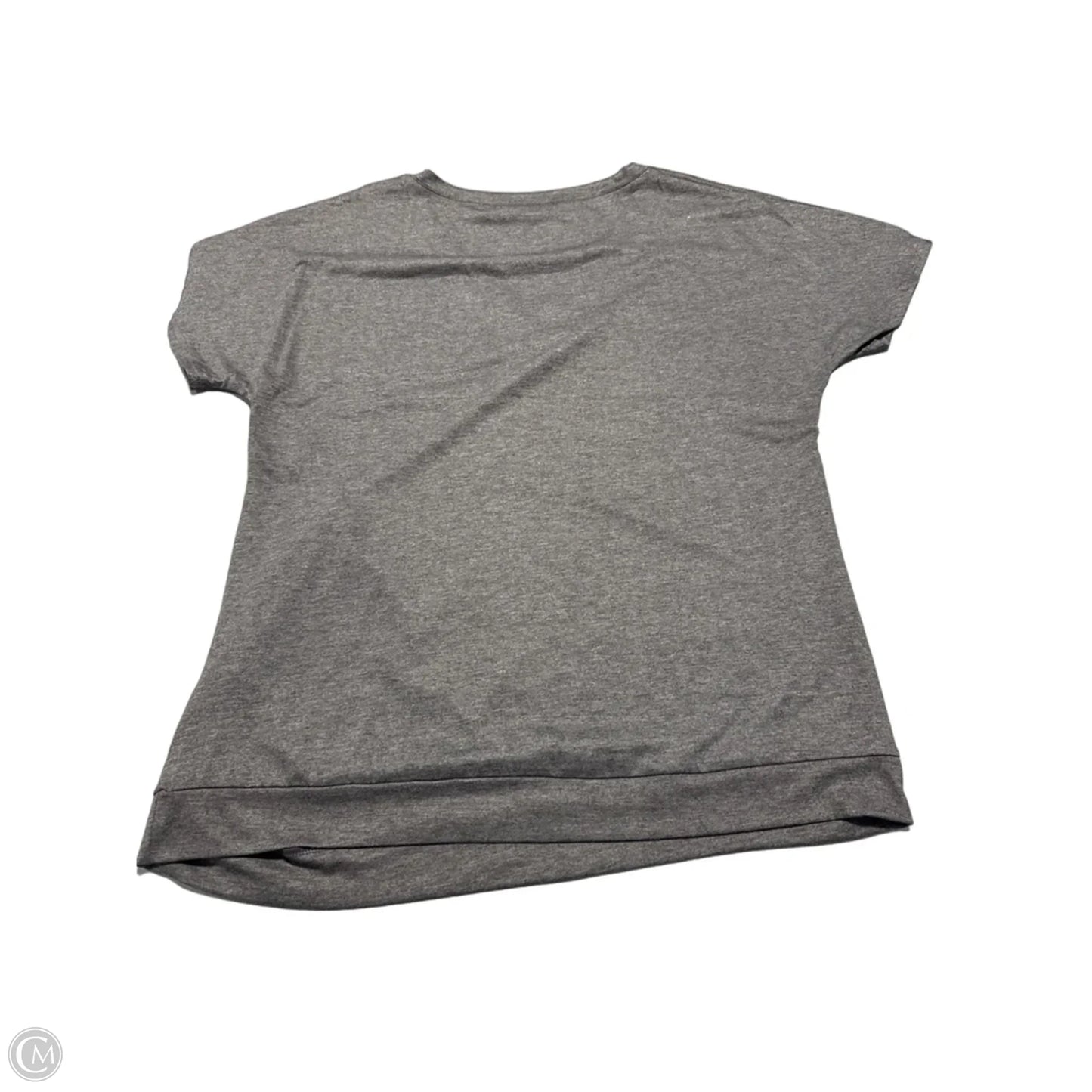 Top Short Sleeve Basic By Cmf In Grey, Size: Xl