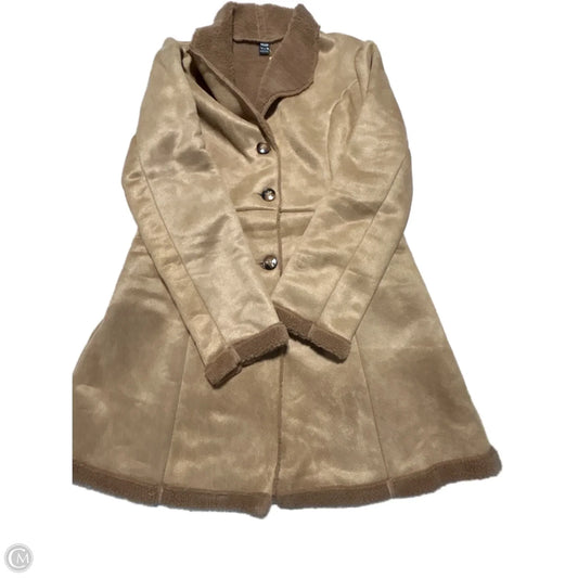 Coat Peacoat By Shein In Tan, Size: L