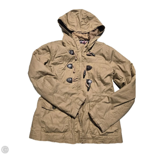 Coat Trench Coat By Aeropostale In Tan, Size: M