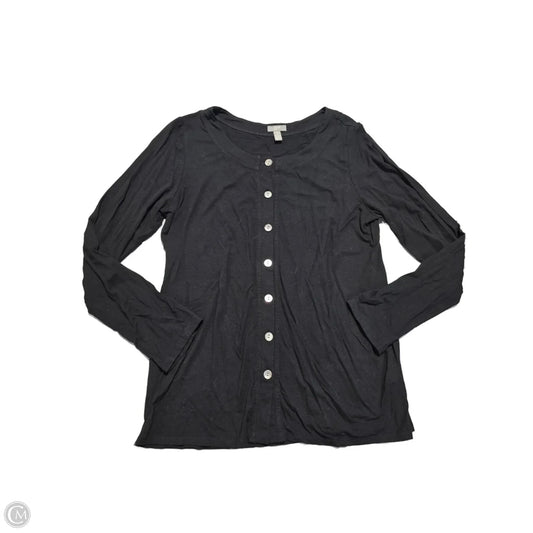 Top Long Sleeve Basic By J. Jill In Black, Size: M