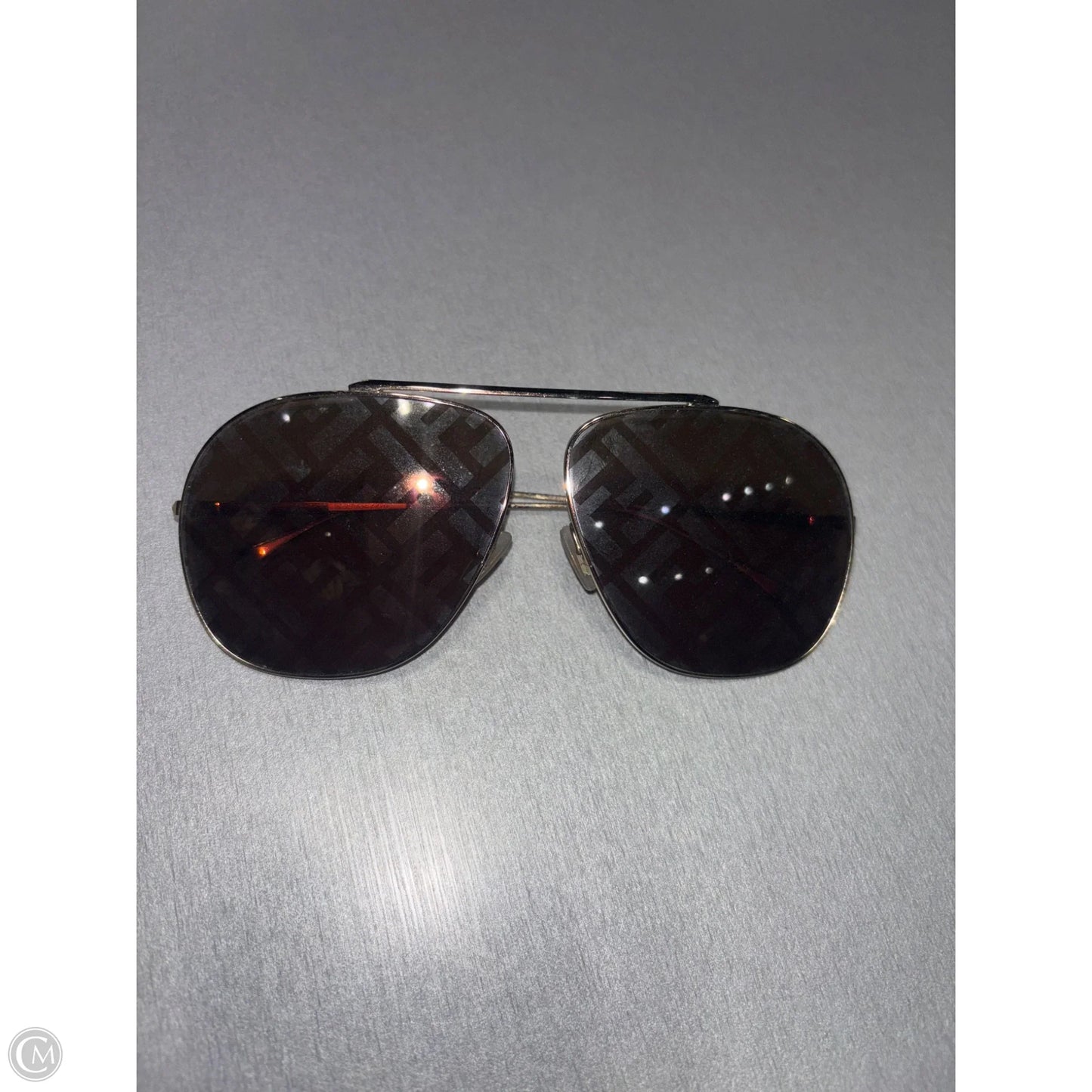 Sunglasses Luxury Designer By Fendi, Size: Medium