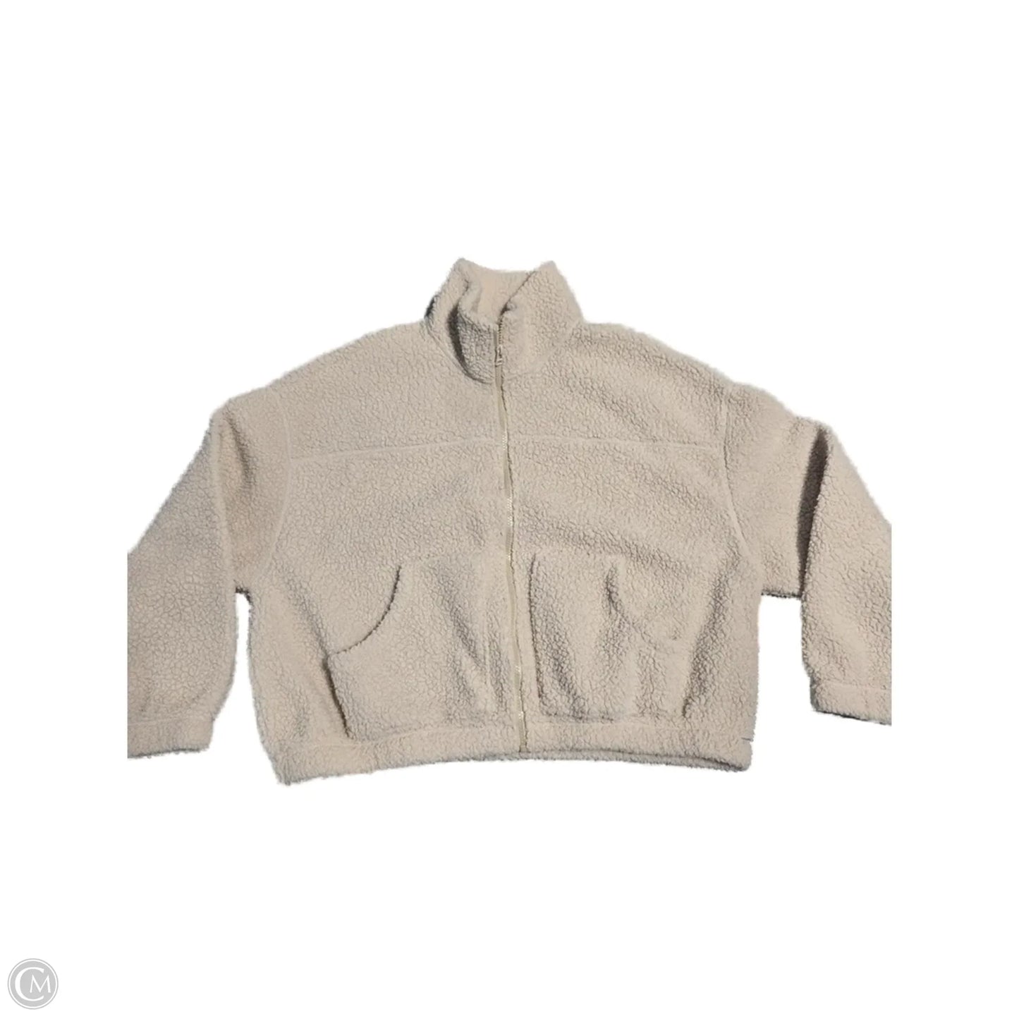 Jacket Fleece By Old Navy In Tan, Size: S