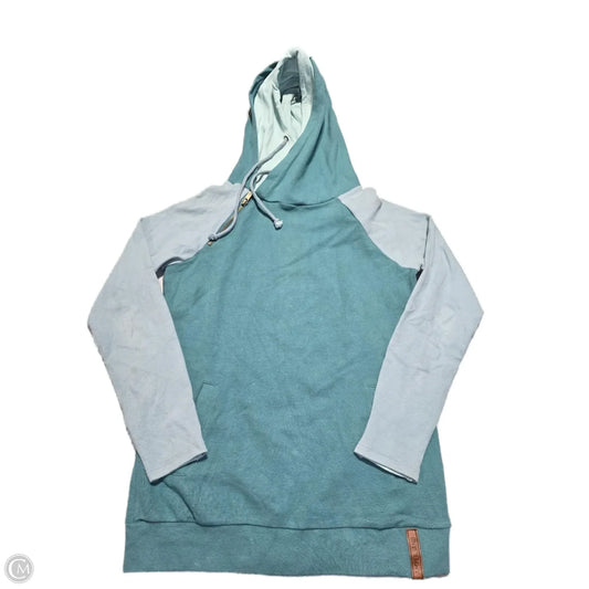 Sweatshirt Hoodie By Cme In Blue, Size: S