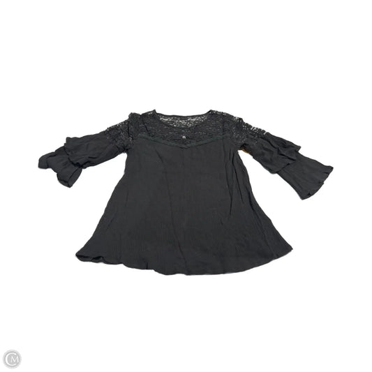 Top Long Sleeve By Jodifl In Black, Size: S