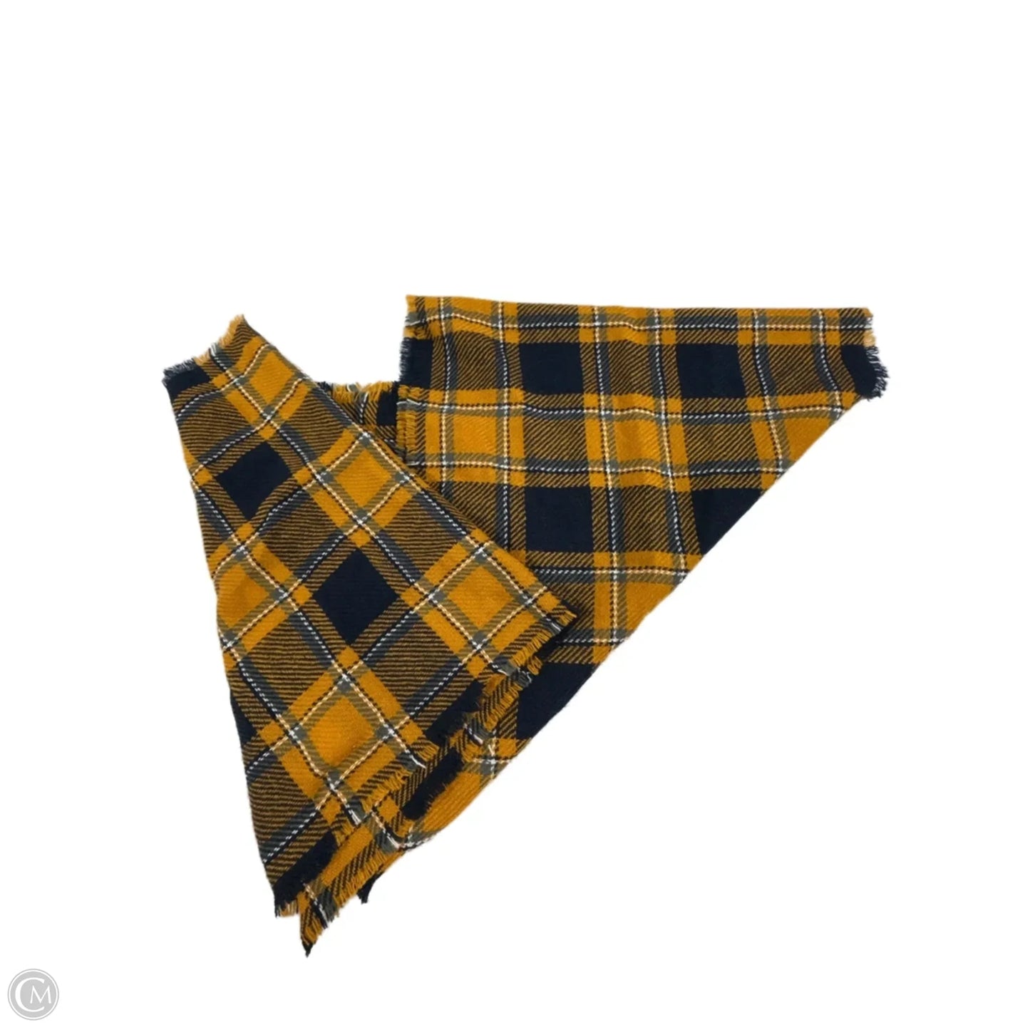 Scarf Winter By Cme In Plaid Pattern