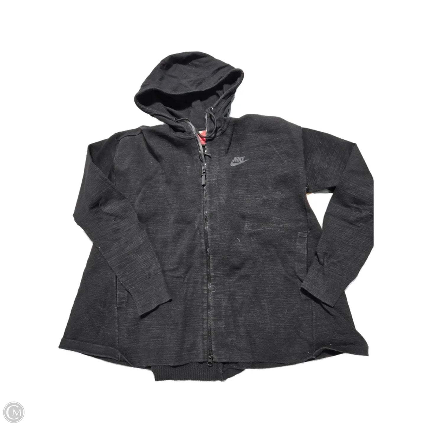 Sweatshirt Hoodie By Nike In Black, Size: M