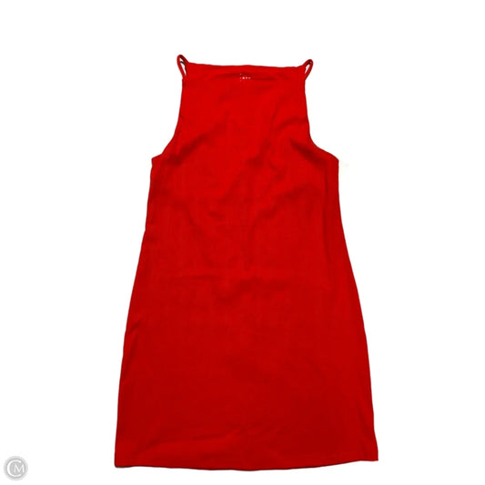 Dress Casual Midi By A New Day In Red, Size: M