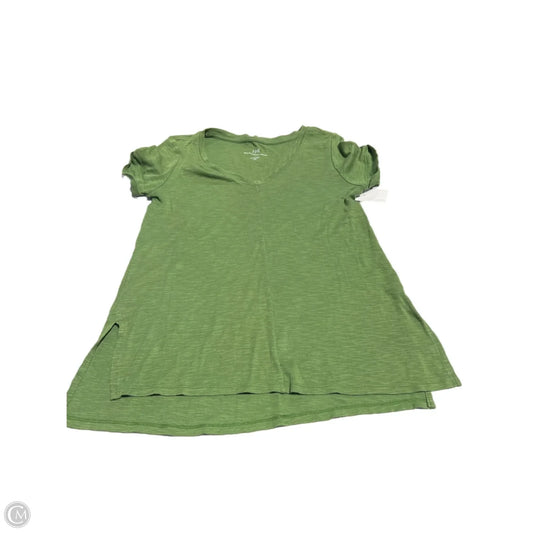 Top Short Sleeve Basic By J. Jill In Green, Size: Xs