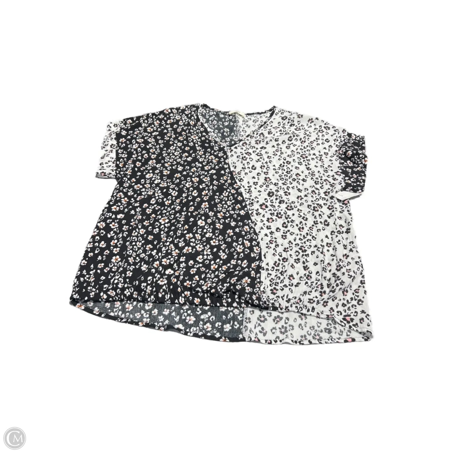 Top Short Sleeve By Entro In Floral Print, Size: M