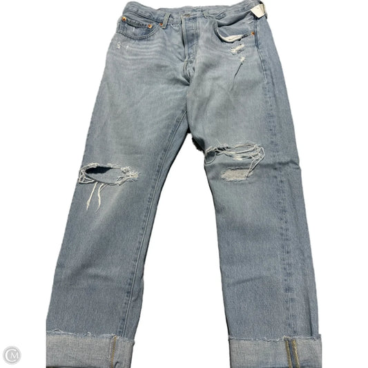 Jeans Skinny By Levis In Blue Denim, Size: 10
