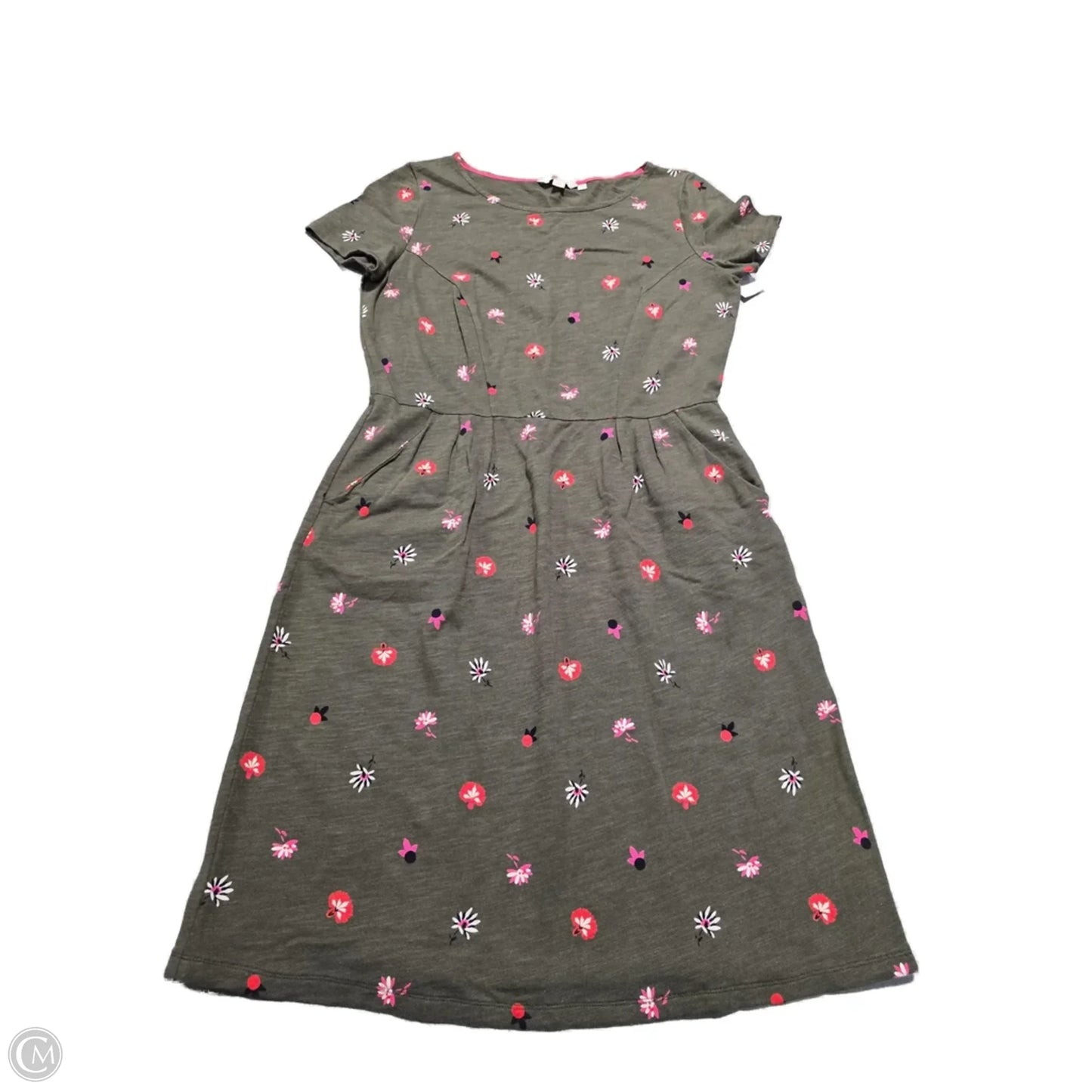 Dress Casual Midi By Boden In Green, Size: 8