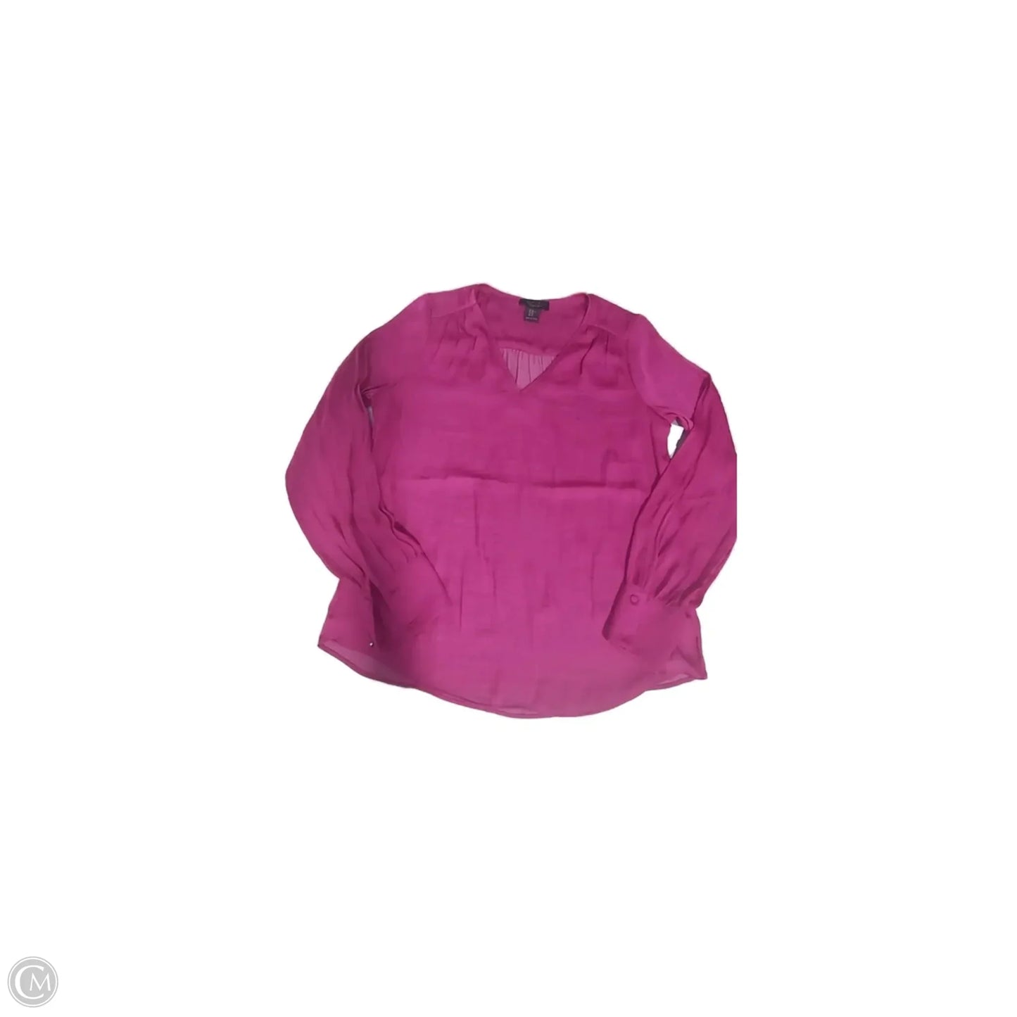 Blouse Long Sleeve By Rachel Roy In Purple, Size: Xs