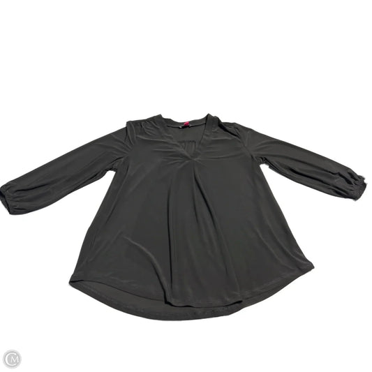 Top 3/4 Sleeve By Vince Camuto In Black, Size: M