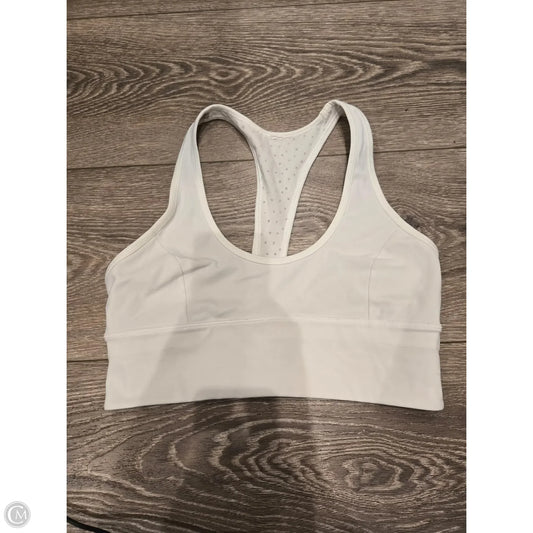 Athletic Bra By Lululemon In White, Size: L