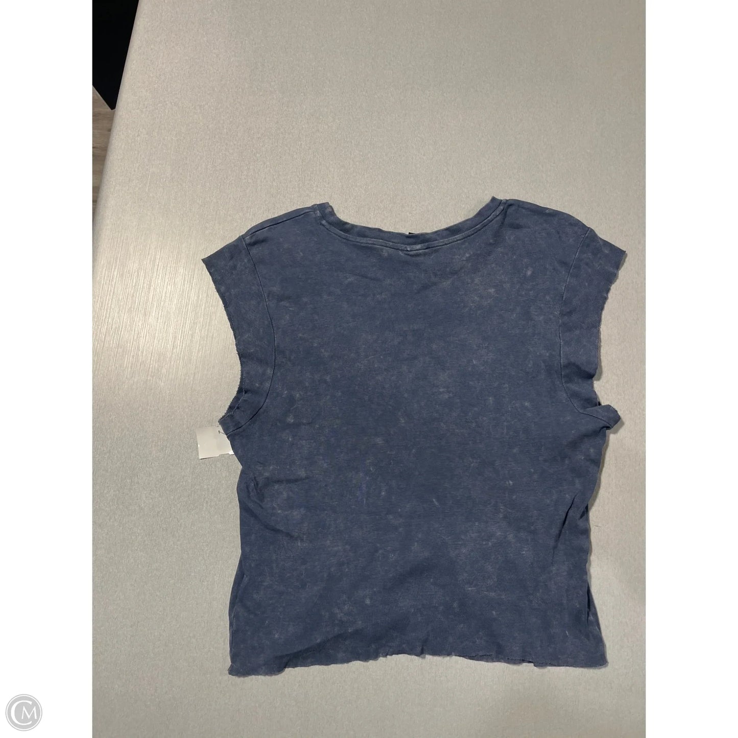 Top Short Sleeve Basic By Wild Fable In Blue, Size: L