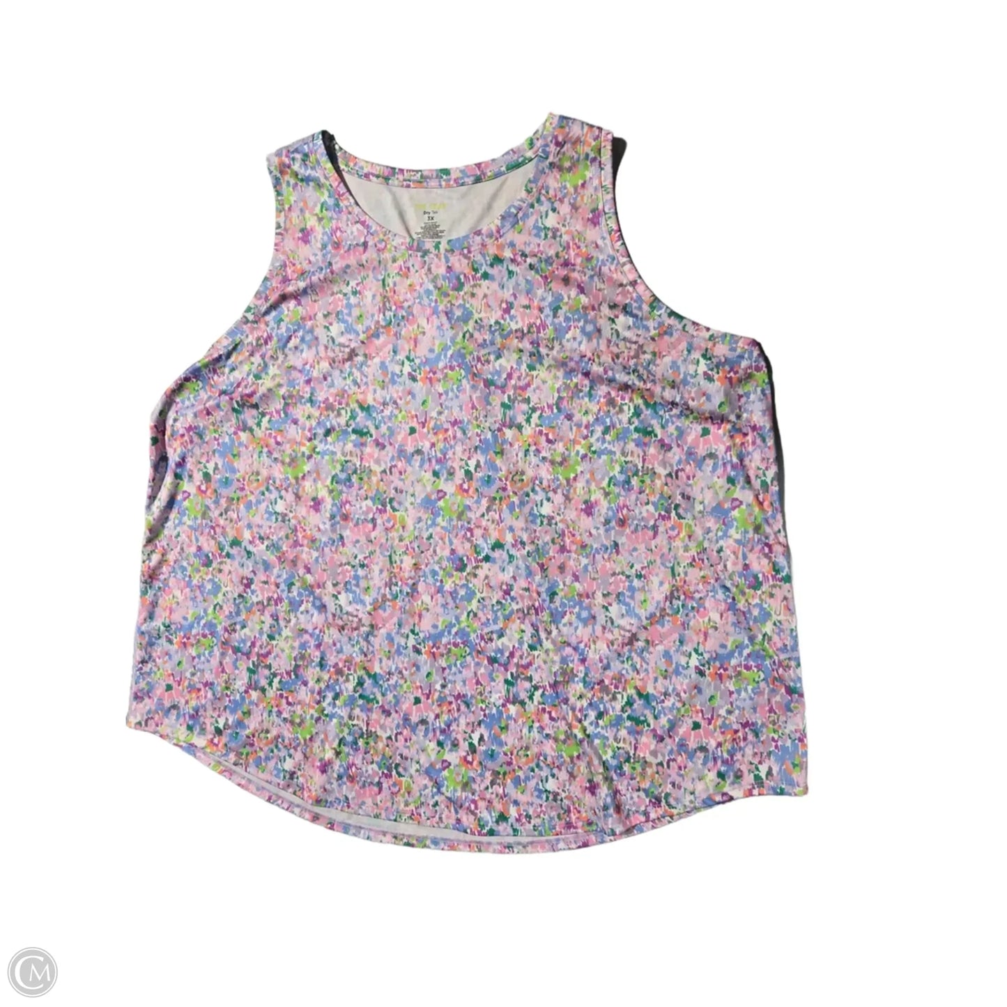 Athletic Tank Top By Tek Gear In Multi-colored, Size: 3x