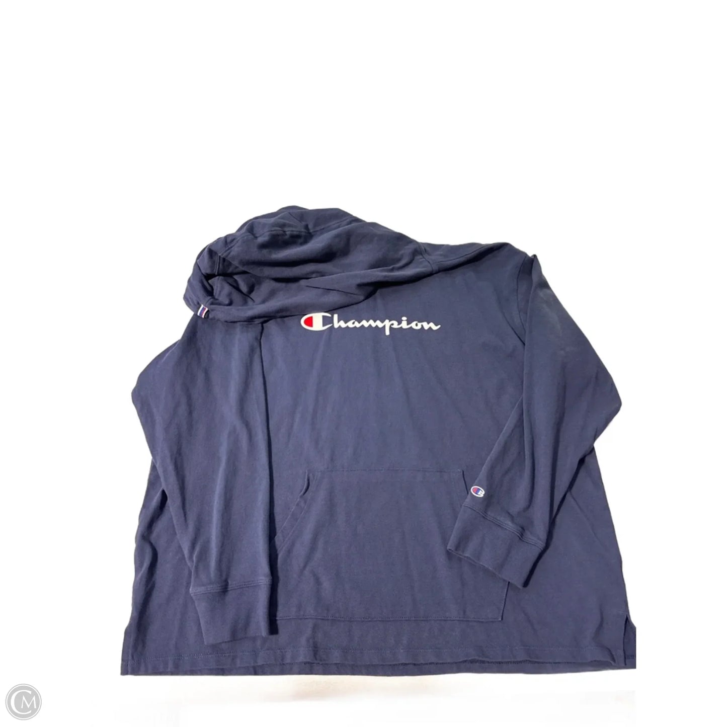 Top Long Sleeve By Champion In Blue, Size: 2x