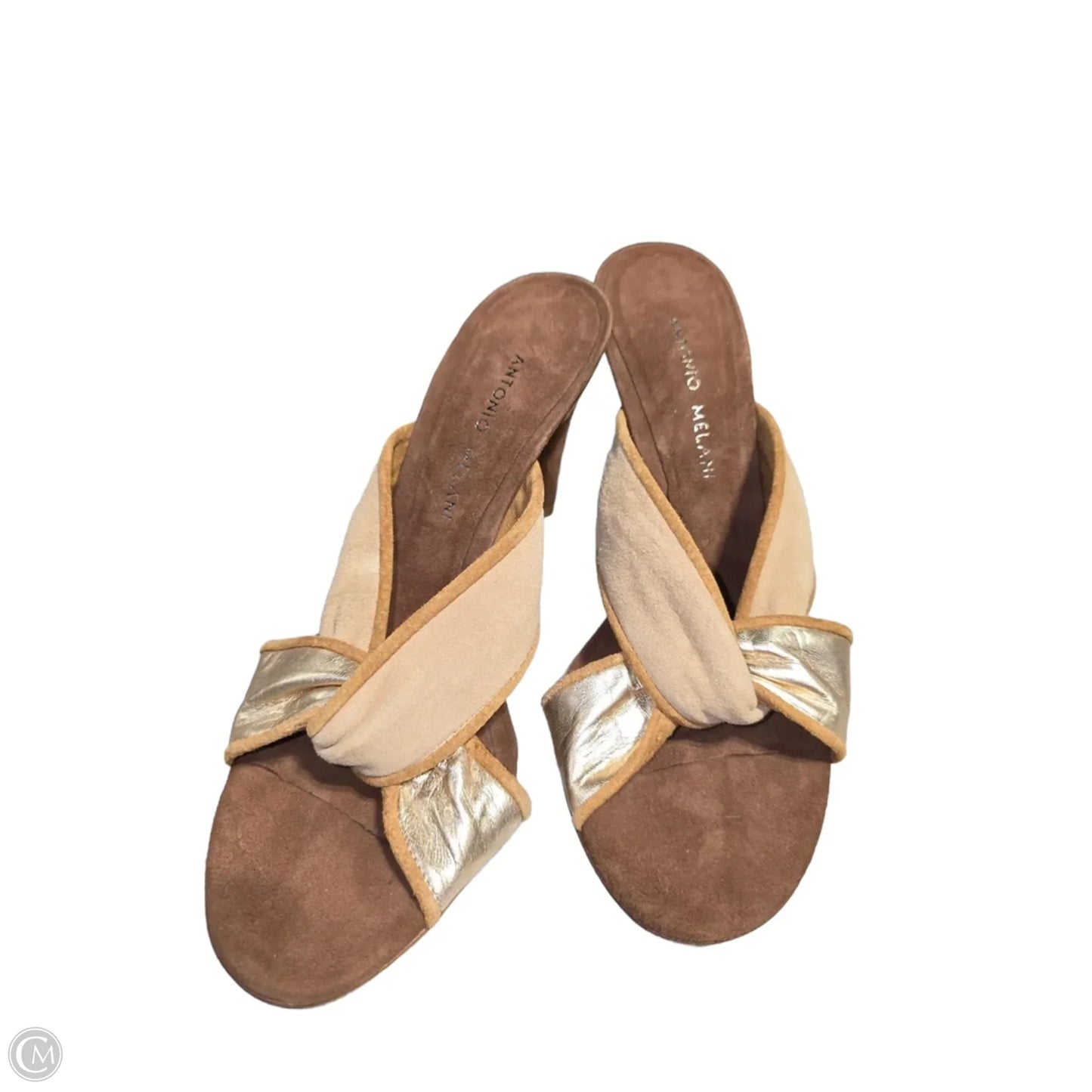 Shoes Heels Kitten By Antonio Melani In Brown, Size: 7