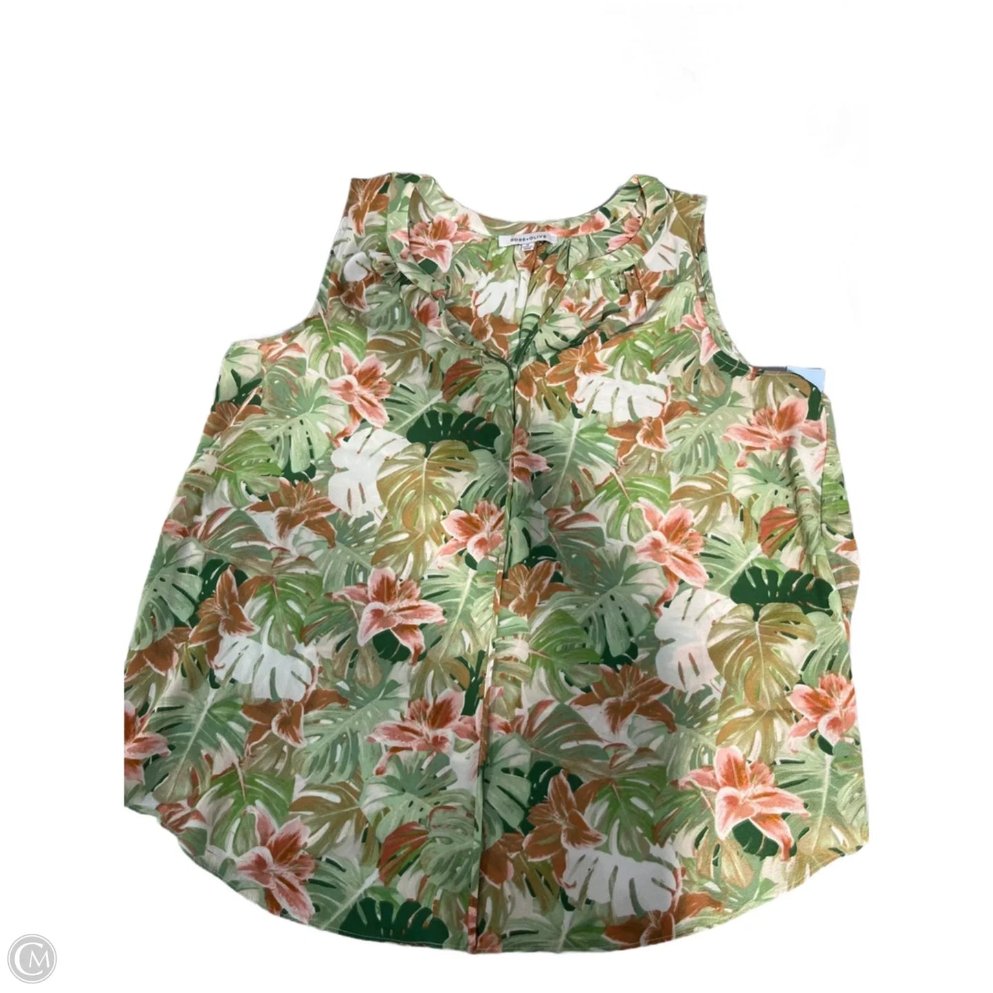 Tank Top By Rose And Olive In Green, Size: 1x