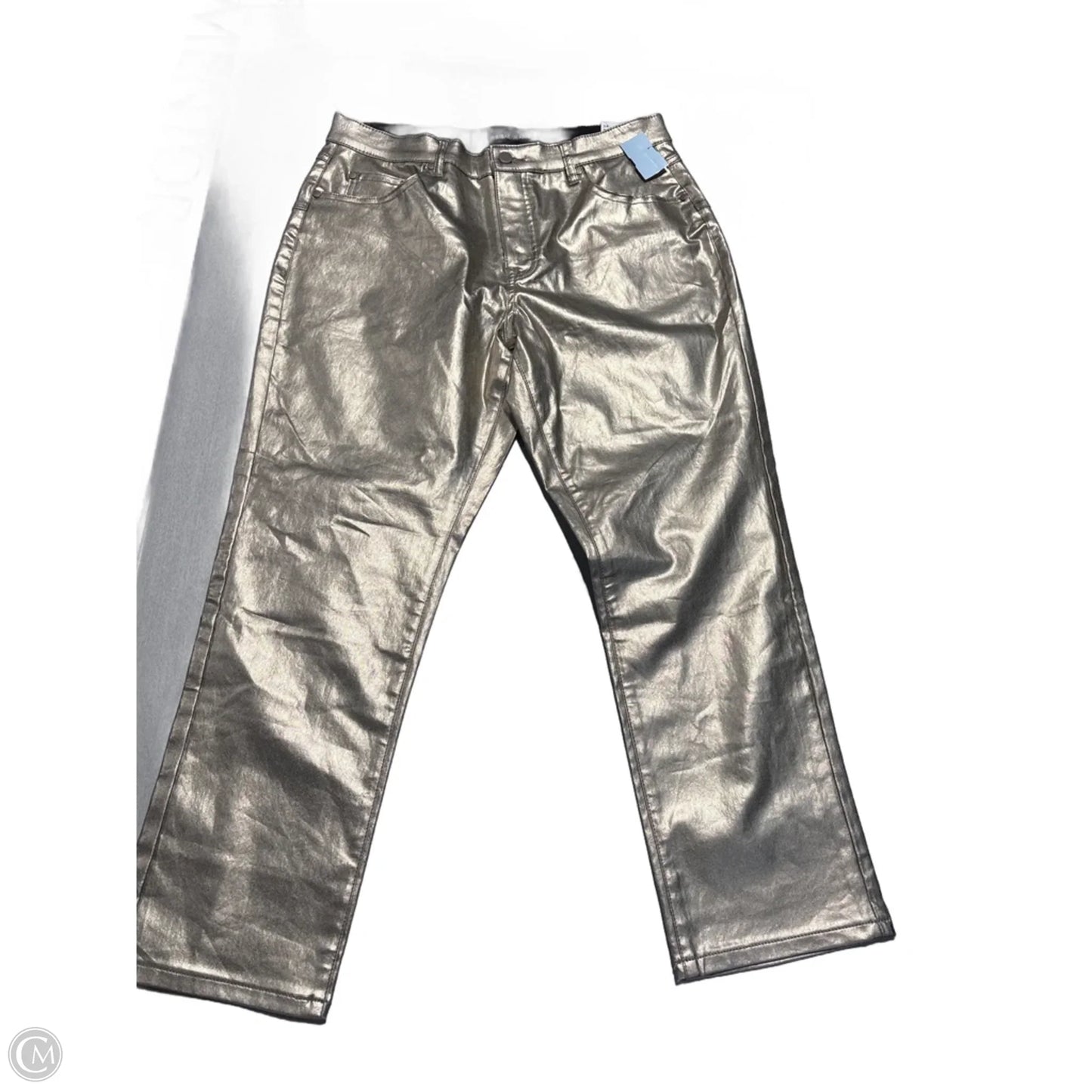 Jeans Straight By Tribal In Gold, Size: 14