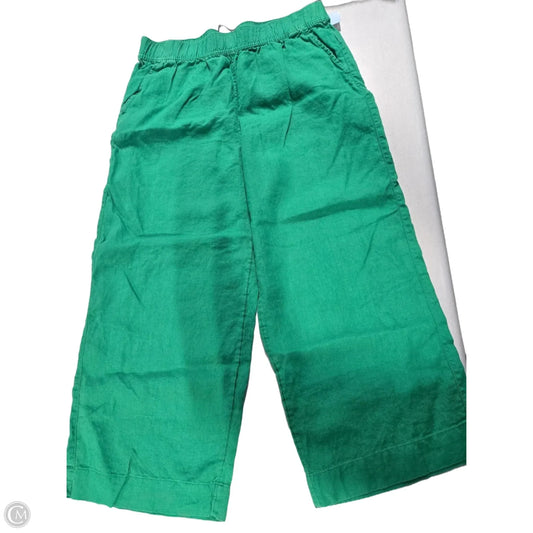 Pants Linen By Tahari In Green, Size: L