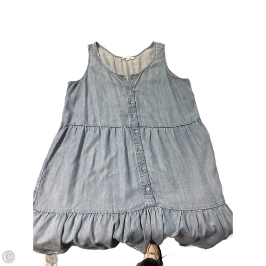 Dress Casual Short By Beachlunchlounge In Blue, Size: L