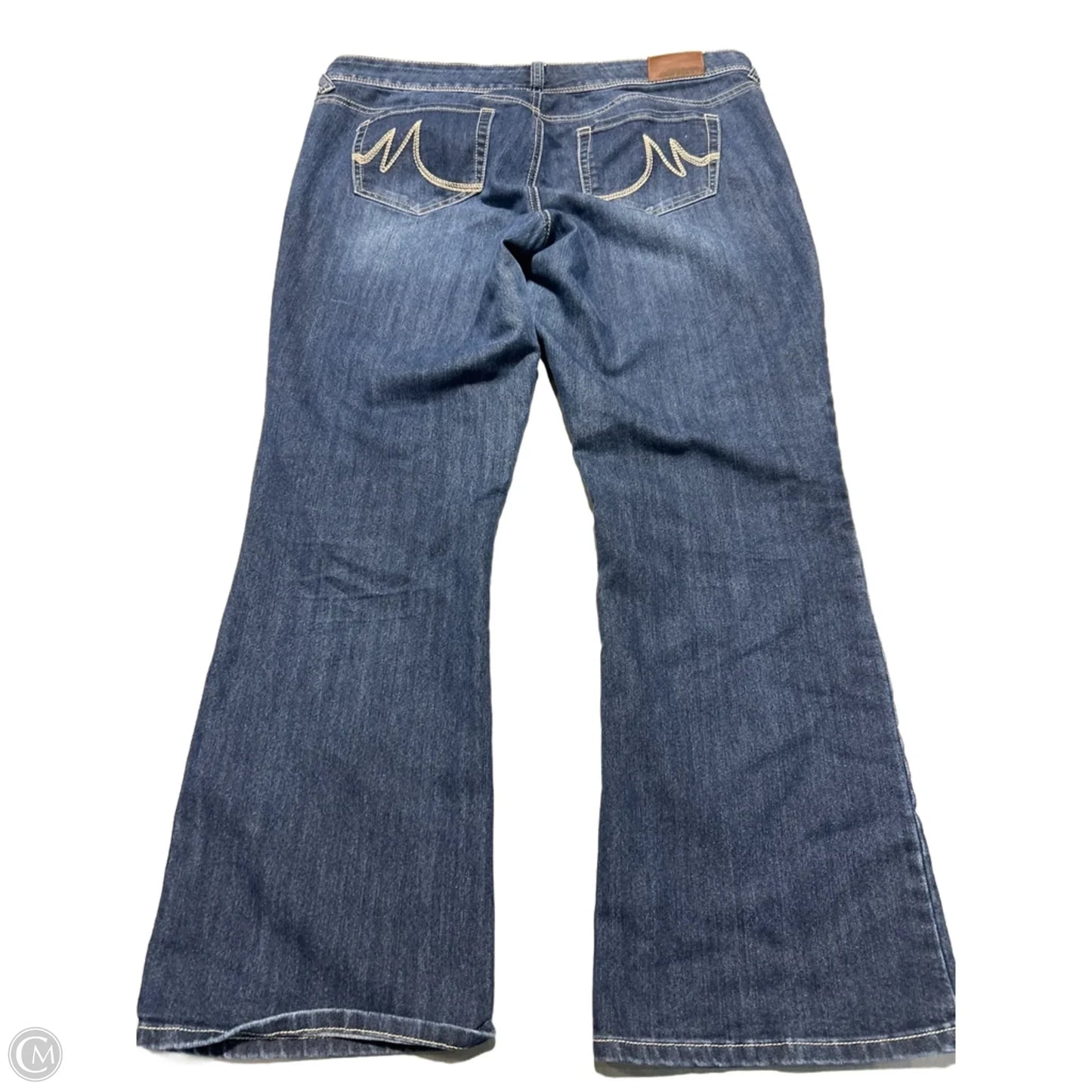 Jeans Boot Cut By Maurices In Blue Denim, Size: 16