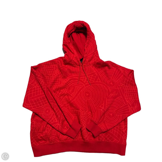 Sweatshirt Luxury Designer By Jordan In Red, Size: L