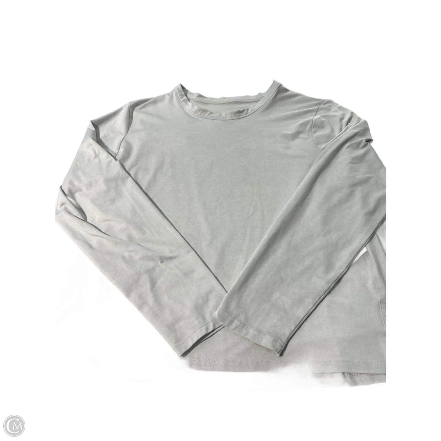 Athletic Top Long Sleeve Collar By All In Motion In Cream, Size: Xl