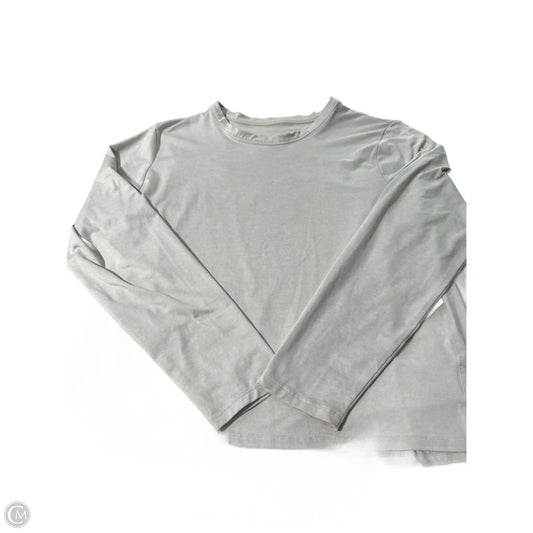 Athletic Top Long Sleeve Collar By All In Motion In Cream, Size: Xl