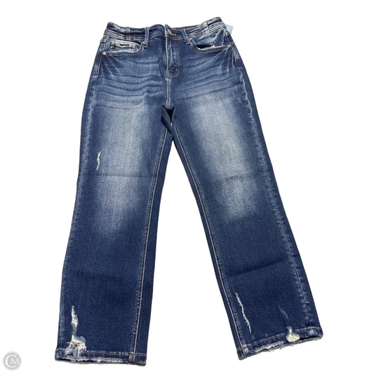 Jeans Straight By Kancan In Blue Denim, Size: 4