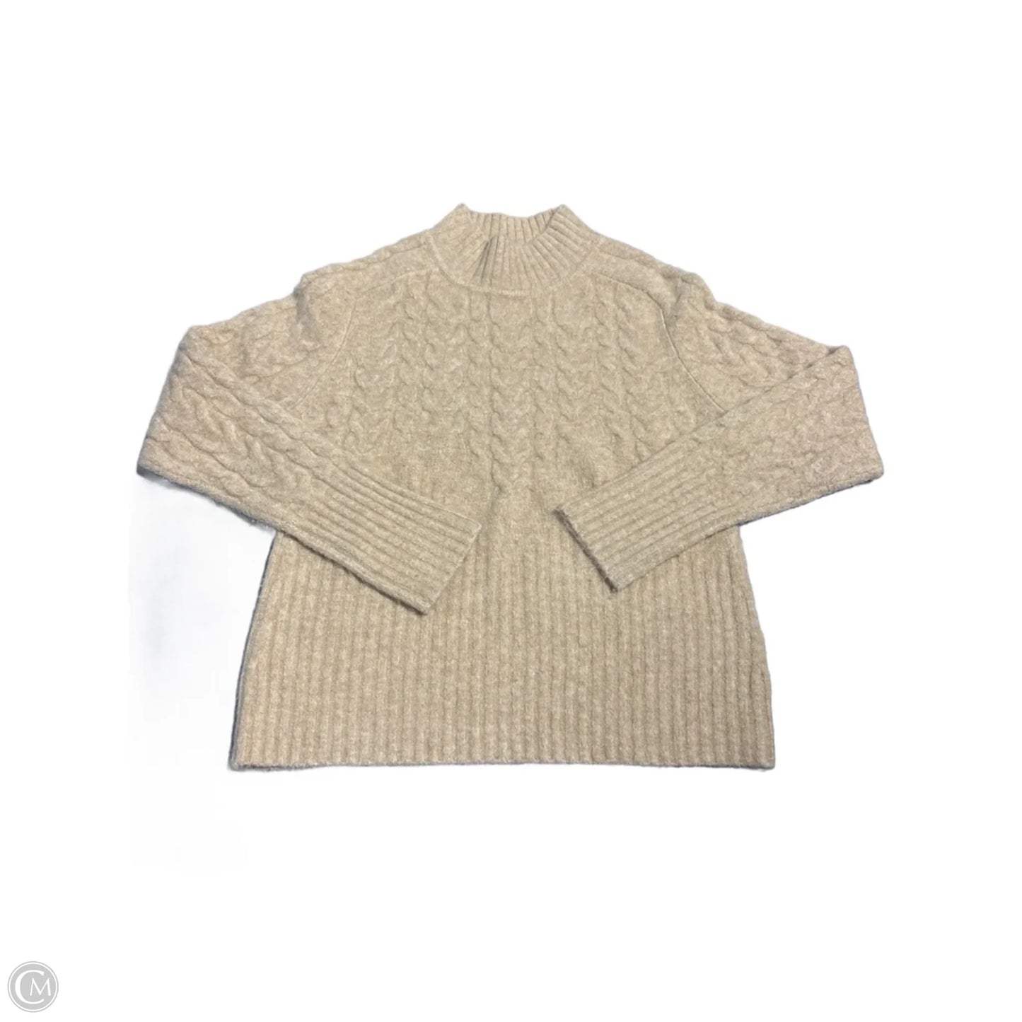 Sweater By Calvin Klein In Cream, Size: S