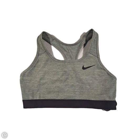 Athletic Bra By Nike In Grey, Size: M