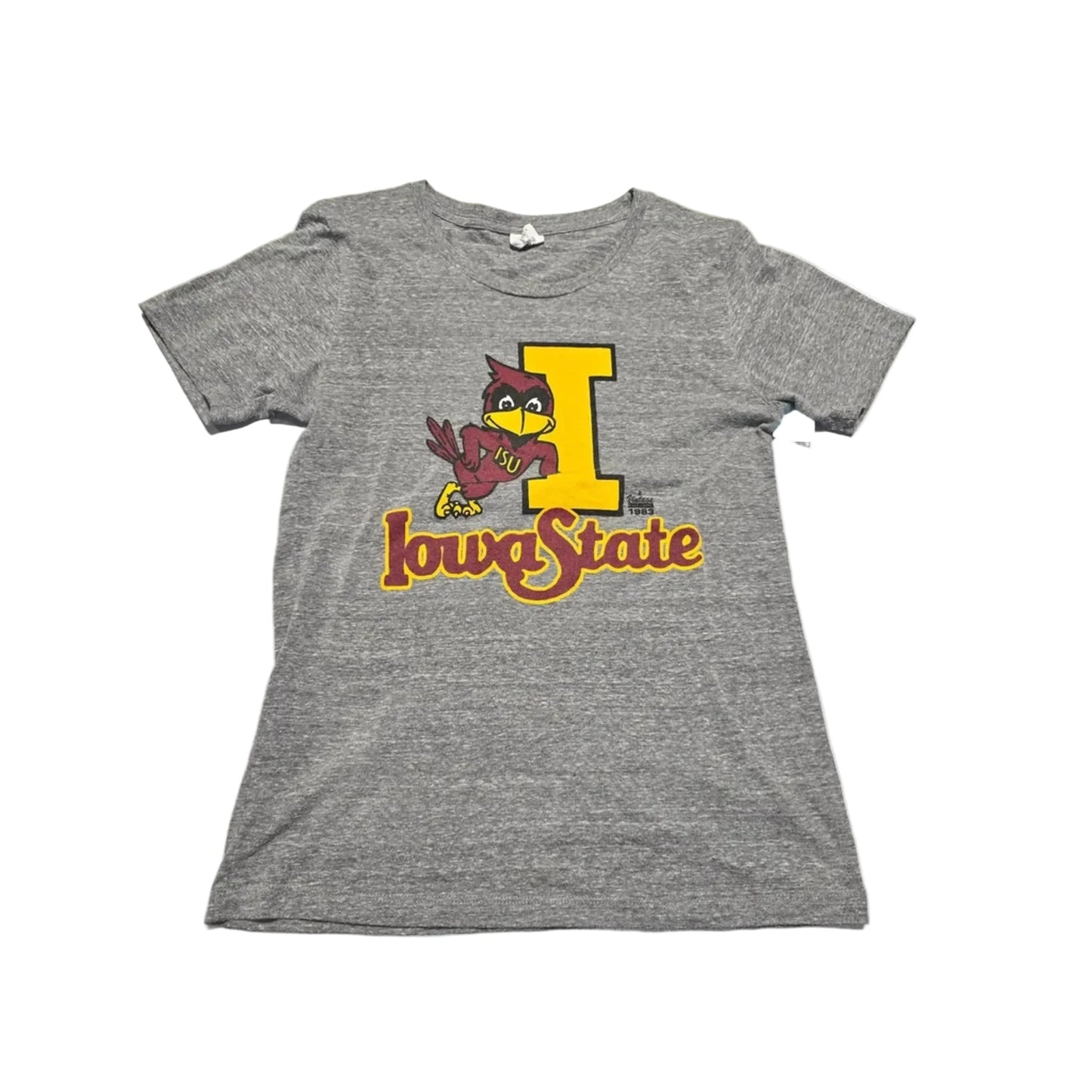 Top Short Sleeve By Charlie Hustle In Grey, Size: M