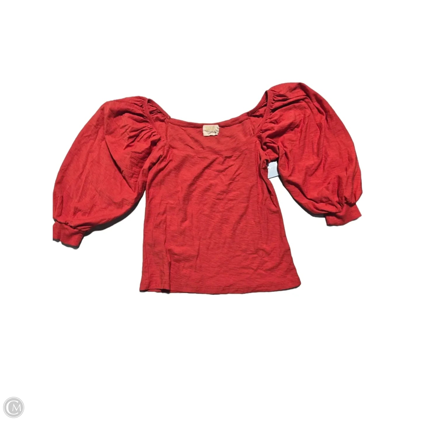 Top 3/4 Sleeve By Nation In Orange, Size: Xs