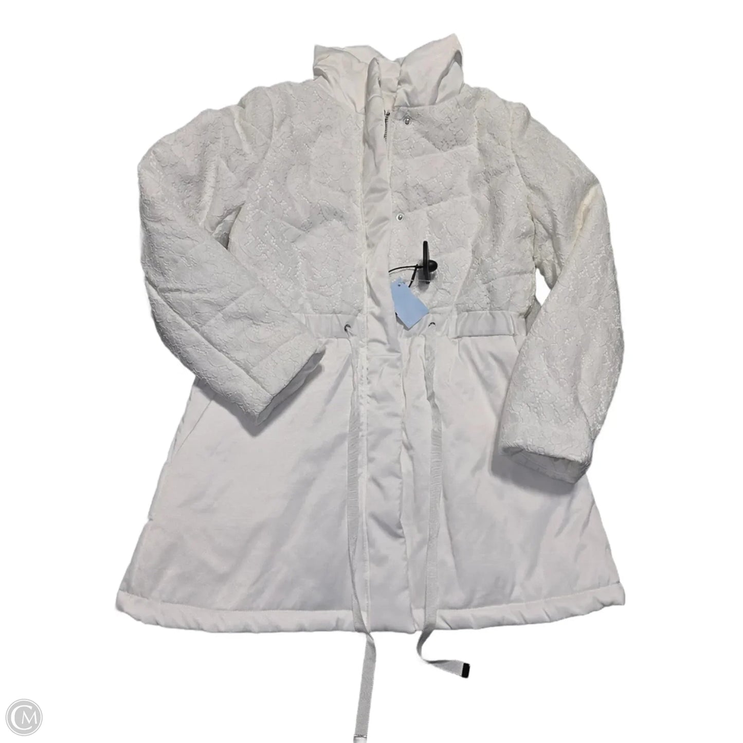 Coat Puffer & Quilted By White House Black Market In White, Size: Xsp