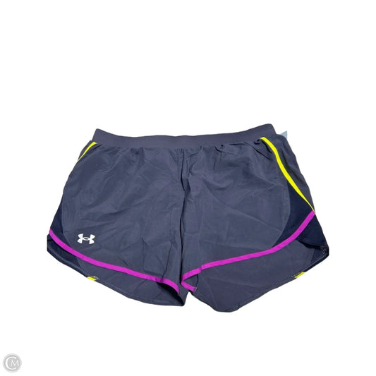 Athletic Shorts By Under Armour In Purple, Size: L