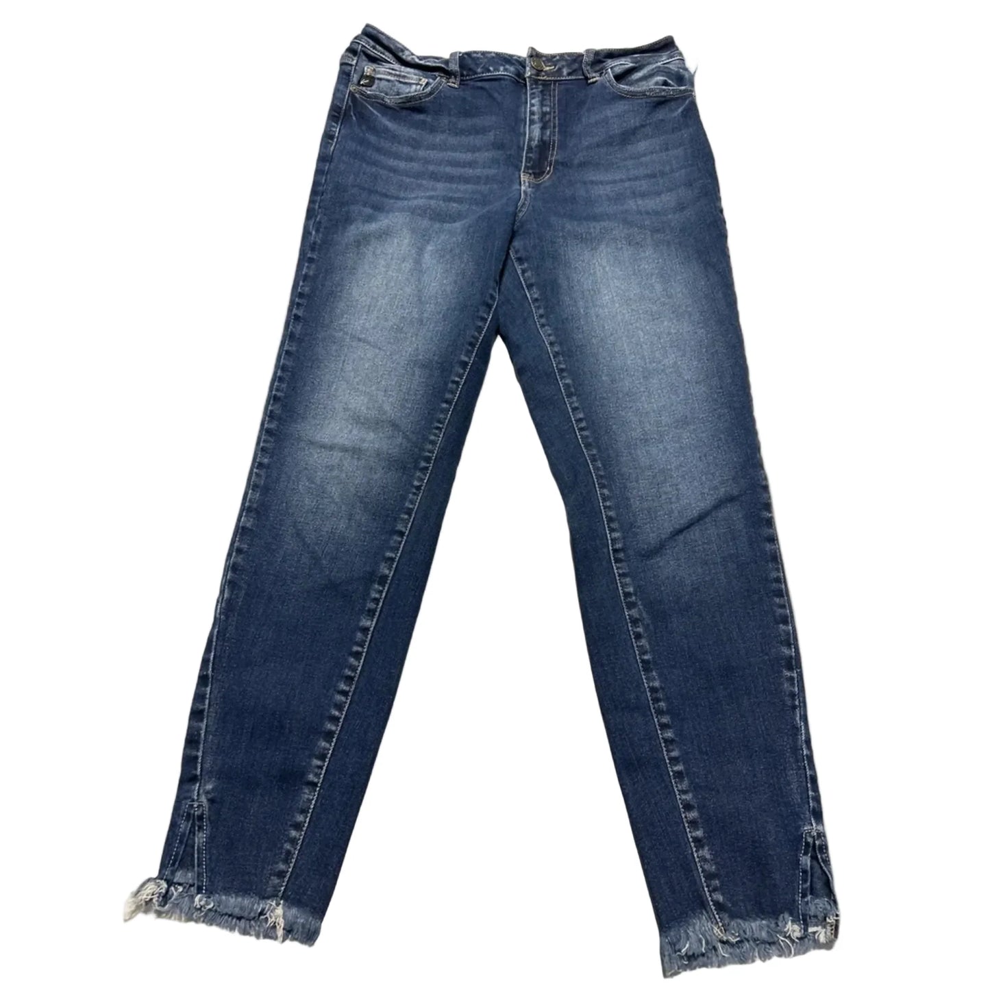 Jeans Straight By Kancan In Blue Denim, Size: 10