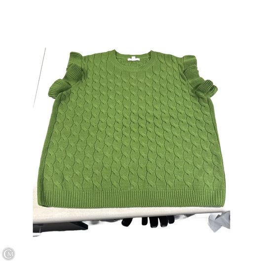 Top Short Sleeve By Cato In Green, Size: Xxl